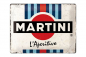 Preview: Blechschild "Martini Racing Stripes" - 40 x 30cm